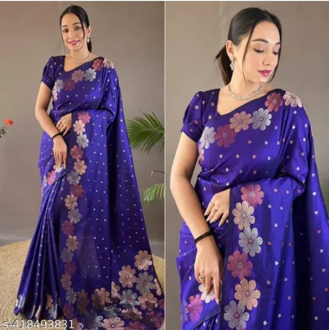 banarasi flower looking saree